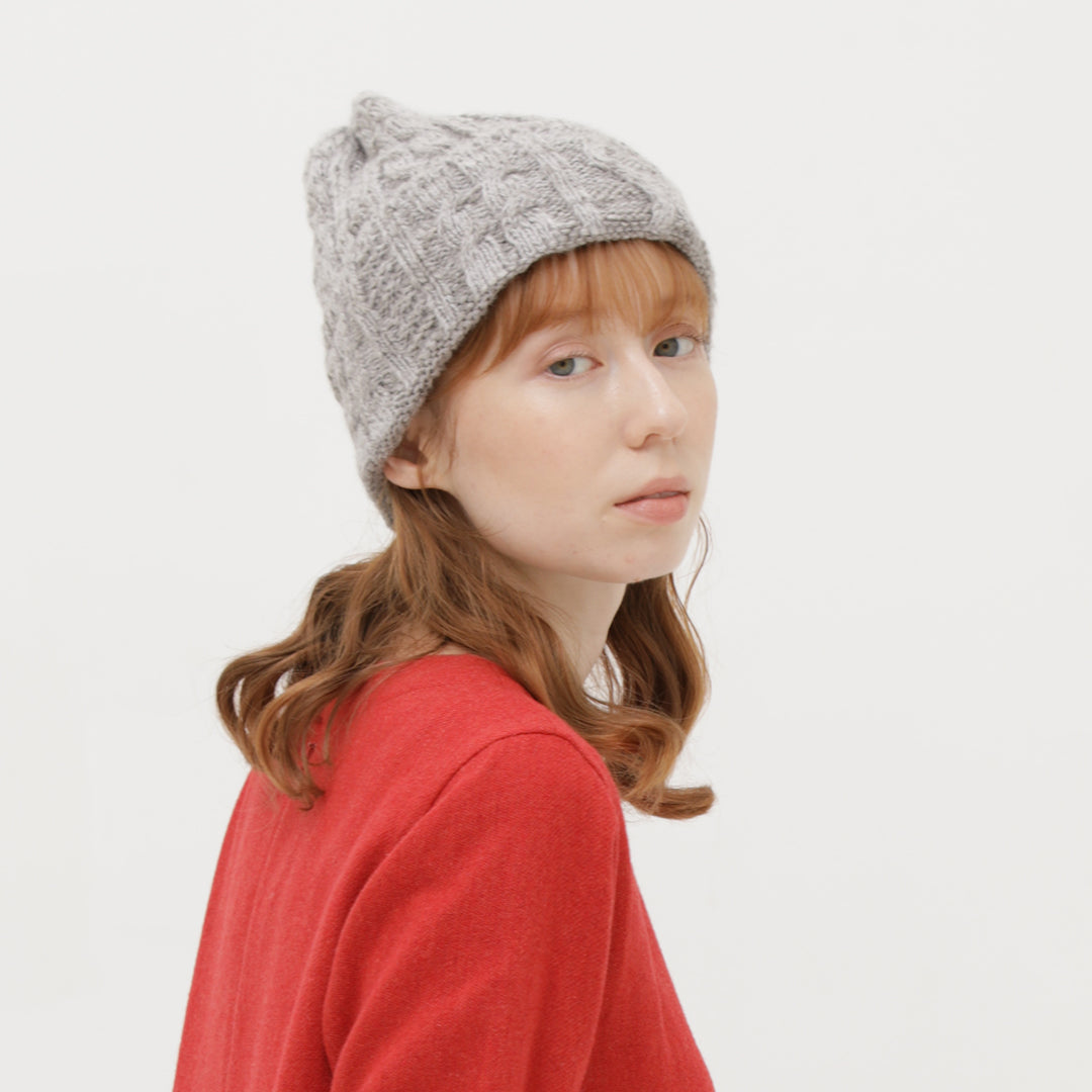 【NEW】GRANDMA MAMA DAUGHTER/アラン柄ニットキャップ/29-23214/¥9900