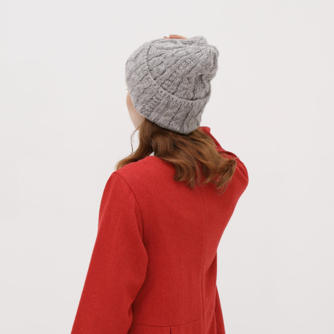 【NEW】GRANDMA MAMA DAUGHTER/アラン柄ニットキャップ/29-23214/¥9900