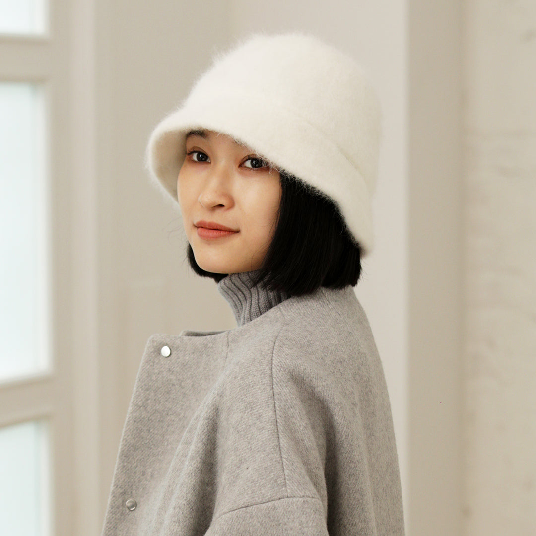 【NEW】Orangette Parfait/アンゴラバケットハット/20-23206/¥12100