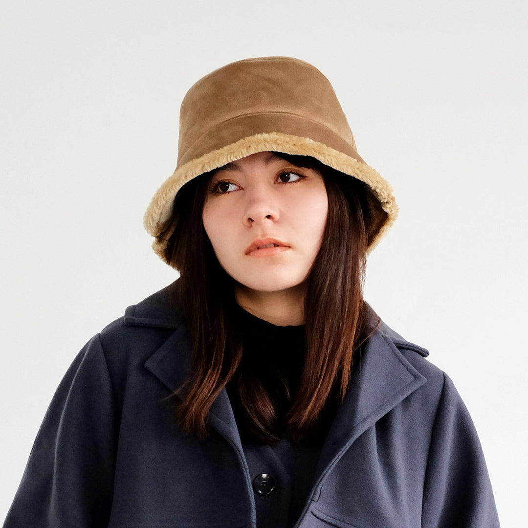 【NEW】Zukin/ムートン風クロッシェ/11-23229/¥13750